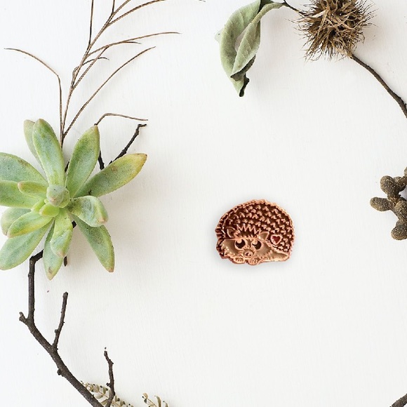 Hedgehog Enamel Pin 🦔 Hedgehogs 🦔 Brooch - Picture 11 of 13